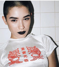 Asian Persuasion Velour Crop