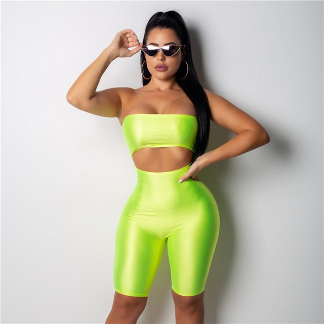 Sabrina Strapless Bandage Jumpsuit