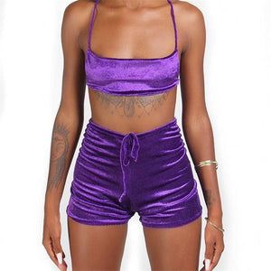 Velvet Dreams Halter Set