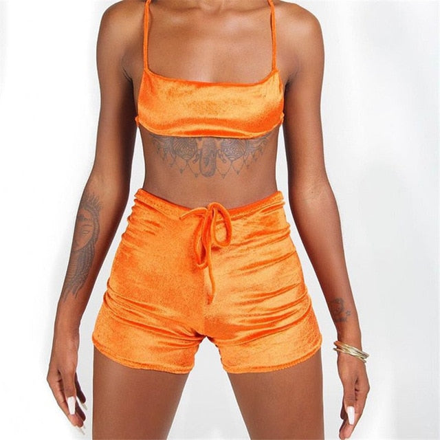 Velvet Dreams Halter Set