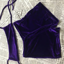 Velvet Dreams Halter Set