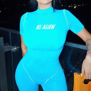 KL Alien Silhouette Playsuit