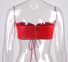 'Red Light Special' Strapless Tube Top